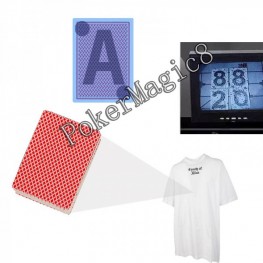 Clothes Zipper poker Scanner cheating cards scanning camera