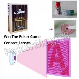 Copag jumbo 4 index Poker cheating Magic poker Contact Lenses Cheat in Gambling