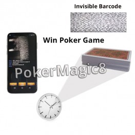 Clock Cheating cards devices Poker Scanner Magic Spy Playing Cards