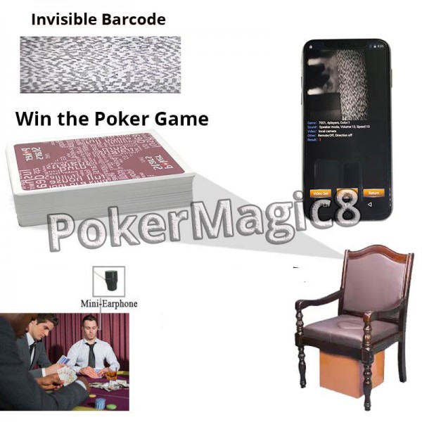 Cheat Devices Wooden Poker Chair With Infrared Laser Camera